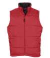 44002 Warm SOL'S Unisex Warm Bodywarmer Red colour image